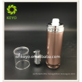 80ml brown acrylic cosmetic airless pump bottle for packing